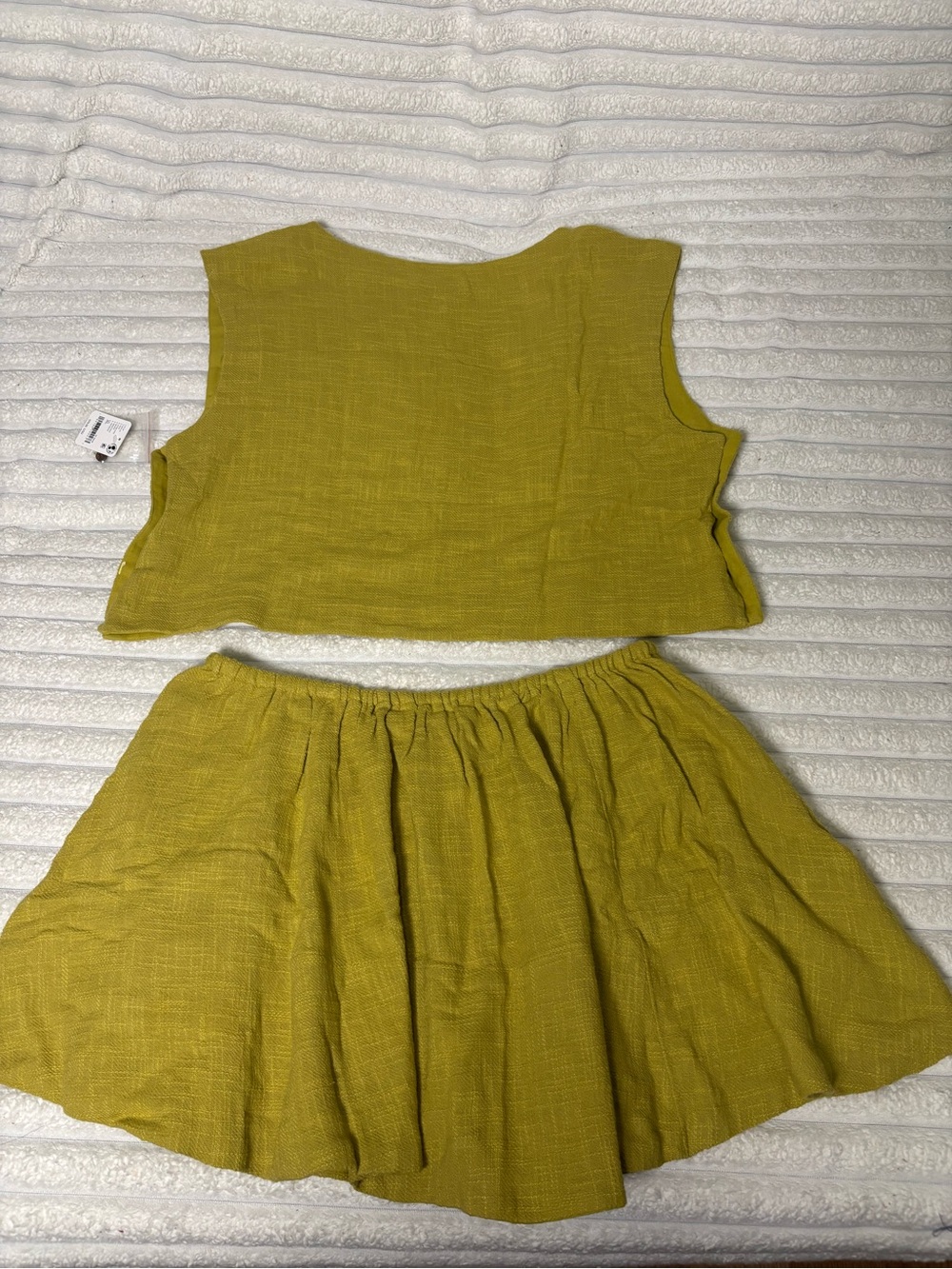 Free people Women's Yellow Skye Mini Skirt Set - Picture 10 of 13